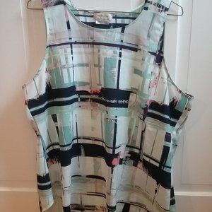 Van Heusen Sleeveless Crew Neck Blouse